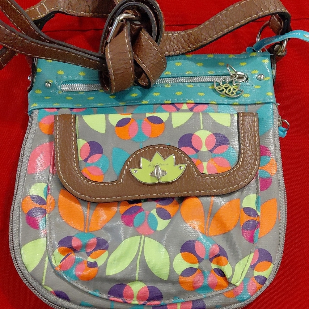 Colorful Floral Crossbody Bag